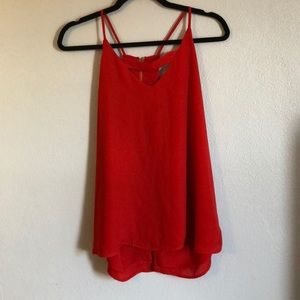 Women’s Red Halter Neck Sleeveless Blouse